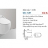 Bàn cầu quả trứng cao cấp liền khối
