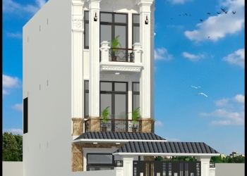 Nhà Mái Thái 4m Tân Cổ Điển - MS:MT19