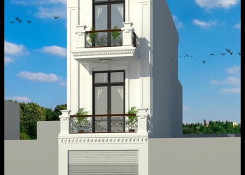 Nhà Phố 4m Kiến Trúc Pháp - MS:NP23