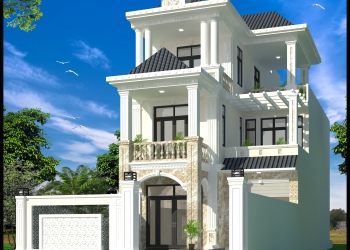 Biệt Thự Kiểu Pháp 8m -MS:BT40