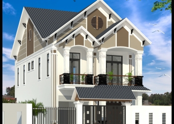 Biệt Thự Mái Thái 8m - MS:BT20