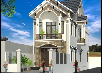 Nhà Mái Thái 2 Mặt Tiền - MS:MT17