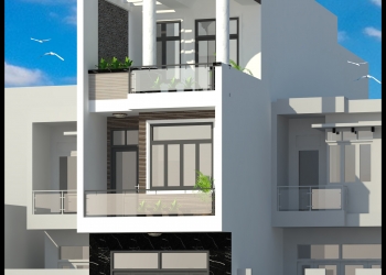 Nhà phố 3 tấm đẹp tại phường Tân Vạn