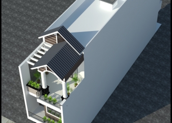 Nhà phố 3 tấm đẹp tại phường Quang Vinh